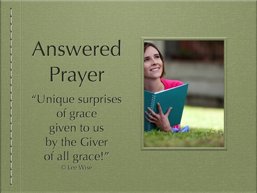 Answered Prayer Surprises