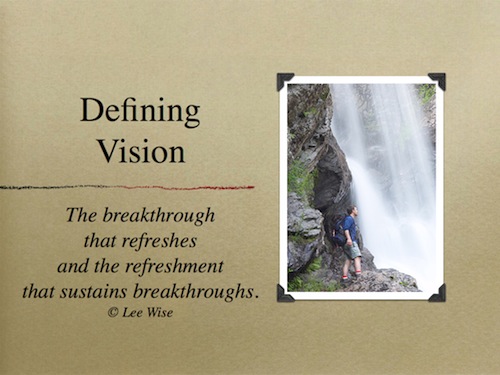 Defining Vision Refreshment