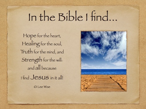 In The Bible I Find Hope
