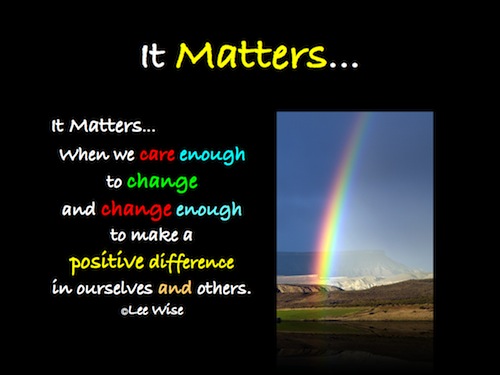 It Matters When We Change