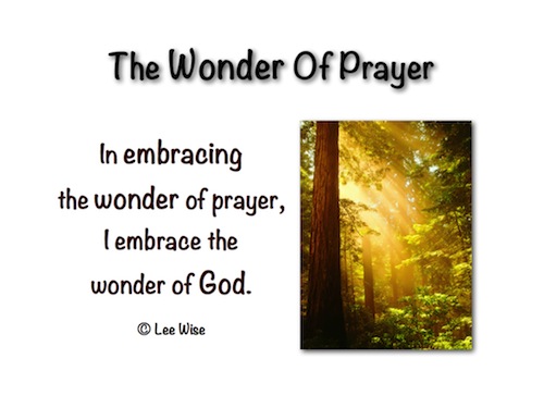 The Wonder Of Prayer